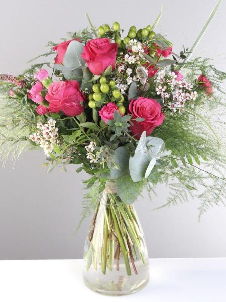 Floristin valinta pinkki-valkoinen